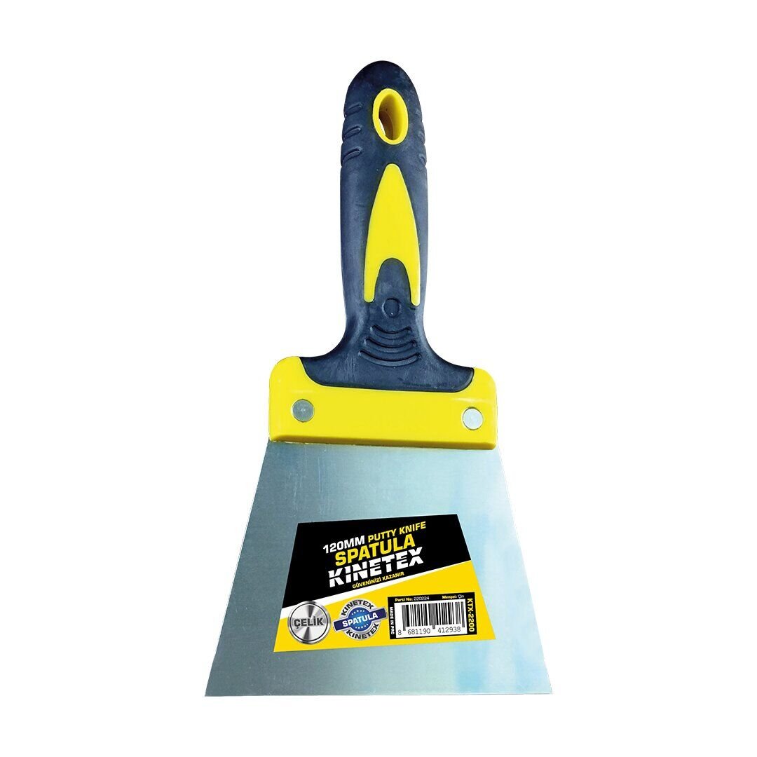 KINETEX KTX-2200 ( 120MM ) KAUÇUK SAPLI & ÇELİK BOYACI SPATULASI*12X10