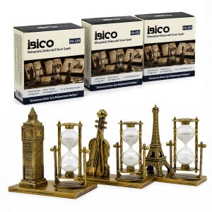 İBİCO İ12-232 MASAÜSTÜ DEKORATİF KUM SAATİ PLASTİK & SÜS EŞYASI*60