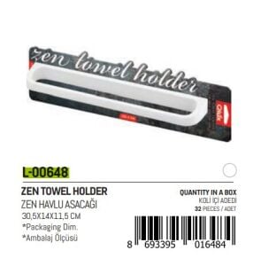 QLUX L-00648 ZEN HAVLU ASACAK*32