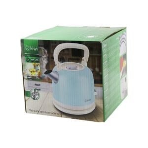 KİWİ KK-3340B (MAVİ) (NOSTALJİ DEMLİK MODEL) (ÇELİK) KETTLE SU ISITICI (2.2LT) (1800W) (PASLANMAZ ÇELİK GÖVDE& GİZLİ RESİZTANS)*4