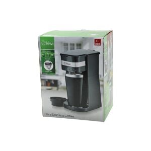 KİWİ KCM-7505T (FİLTRE) KAHVE MAKİNESİ (ELEKTRİKLİ) (700W) (400ML=PORTATiF ÇELİK BARDAK=2-SAAT SICAK TUT) (YIKANIR FİLTRE)*8