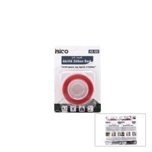 İBİCO İ13-123 ( 18MMX2MT ) VHB AKRİLİK SİLİKONİZE BANT ( ÇİFT TARAFLI BANT )*12X24