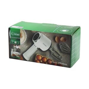 KİWİ KMX-3612 ( USB ŞARJLI ) MİKSER ( 2 X 2-MODEL ÇIRPICI = 4PCS ) ( 20W ) ( 3-KADEME HIZ=IŞIKLI GÖSTERGE ) (Lİ-İON PİL:1500mAh)*12