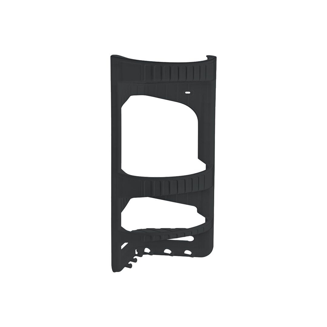 DÜNYA-09166-413 ( ANTRASİT GRİ ) PLASTİK KÖŞE ŞAMPUANLIK ( 3 KATLI & ASKILI )*12=K