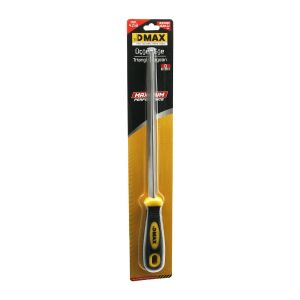 DMAX DMX-4158 (8'') (ÜÇGEN) ( METAL ) EĞE TÖRPÜ ( PLASTİK SAPLI ) ( DEMİR & PLASTİK & AHŞAP & METAL )*12X10