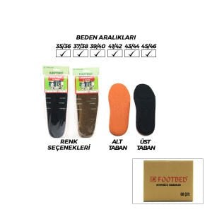 FOOTBED ( NO 39/40 ) ( ORTAPEDİK ) AYAKKABI KEÇESİ ( KONFORLU & KLİMALI ) (TEKSTİL İÇ ASTAR & POLİÜRETAN KÖPÜK TABAN)*60=K