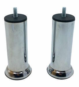 İBİCO ( 90-1014-1-01 ) ( 15CM ) ( KROM ) TOMBUL KOLTUK BAZA AYAK ( M10 KALIN VİDALI )*10X10