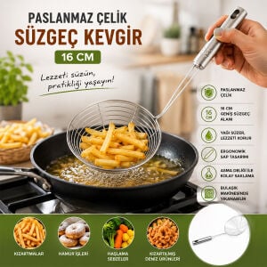 PABLITO HOME PBT-955 16CM METAL KEVGİR*10X30