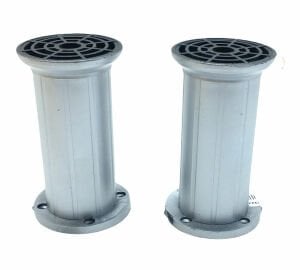 İBİCO ( 90-2803-12-12 ) ( 12CM X 51MM ) ( GRİ PLASTİK AYARLANABİLİR ) KOLTUK BAZA AYAK*10X14