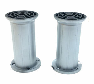 İBİCO ( 90-2803-12-12 ) ( 12CM X 51MM ) ( GRİ PLASTİK AYARLANABİLİR ) KOLTUK BAZA AYAK*10X10