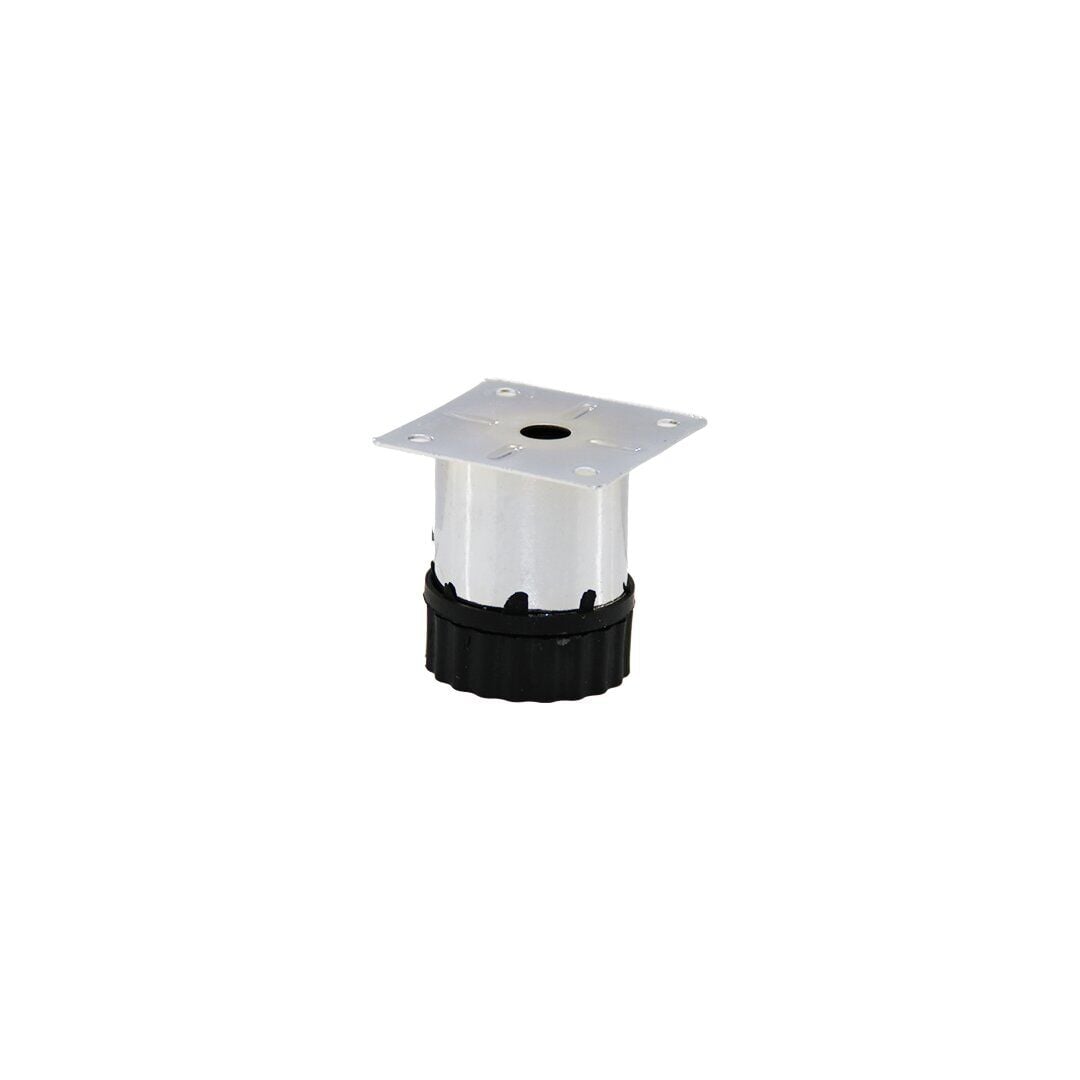 İBİCO ( 90-12135-E-01 ) ( 6CMX42MM ) ( METAL ) TABLALI ( PLASTİK AYARLANABİLİR PİNGOLU ) KOLTUK BAZA AYAK*10X20