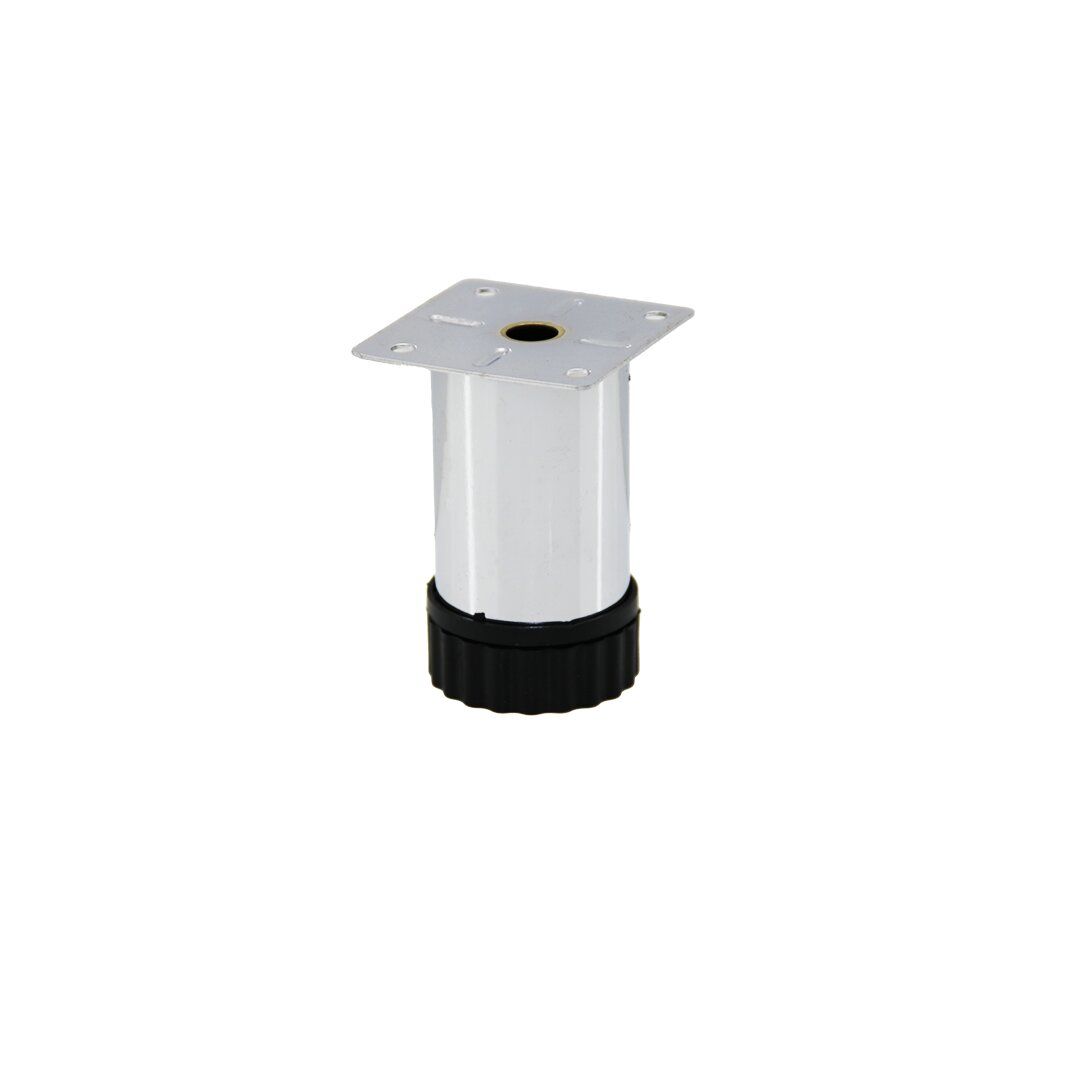 İBİCO ( 90-12136-E-01 ) ( 8CMX42MM ) ( METAL ) TABLALI  ( PLASTİK AYARLANABİLİR PİNGOLU ) KOLTUK BAZA AYAK*10X21
