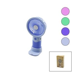 GNC-SD-30 (USB ŞARJLI) MİNİ EL FANI (ÇAP:8.4 & Y:16CM) (SABİT BAŞLIK) (3-KADEME HIZ) (TELEFONLUKLU M.ÜSTÜ AYAK) VANTİLATÖR*168