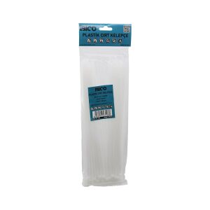İBİCO İ13-108 ( BEYAZ ) ( 4.8X300MM ) ( PLASTİK ) CIRT KELEPÇE ( KABLO BAĞI ) ( 100PCS )*10X15