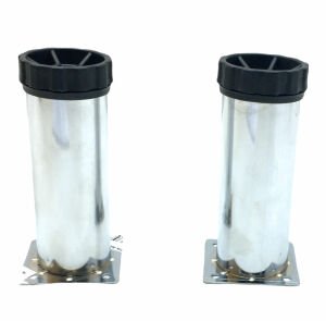 İBİCO ( 90-12168-E-01 ) ( 12CMX42MM ) ( METAL ) TABLALI ( PLASTİK AYARLANABİLİR PİNGOLU ) KOLTUK BAZA AYAK*10X10