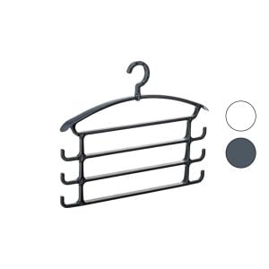 DÜNYA-05211-999 ( RENKLİ PLASTİK ) ( 4 KATLI ) PANTOLON ASKISI ( 360° DÖNER BAŞLIKLI ) ( 3+3-KOL YANDAN ASKILIKLI)*36=K