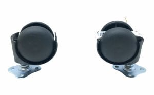 ERECT ERC-802-P ( DÜZ DÖNER TABLALI & 50MM ) ÇİFTLİ PLASTİK TEKER*10X40