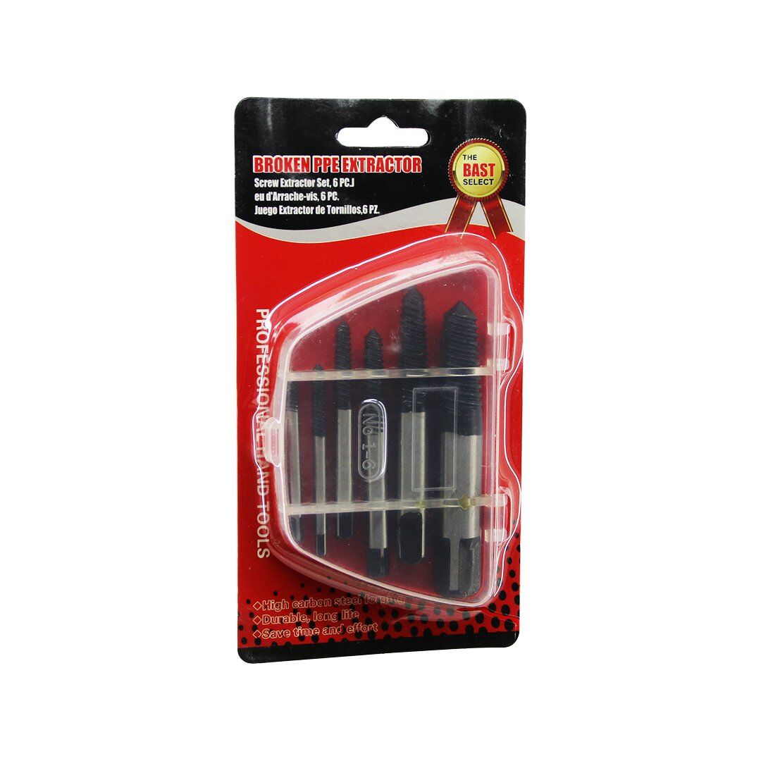 ELTAŞ ( 6 PCS ) TERS KLAVUZ UÇ ( HASARLI VİDA ÇIKARICI SET ) ( SOLA DÖNEN ) ( 3-6 & 6-8 & 8-11 & 11-14 & 14-18 & 18-22MM )*120