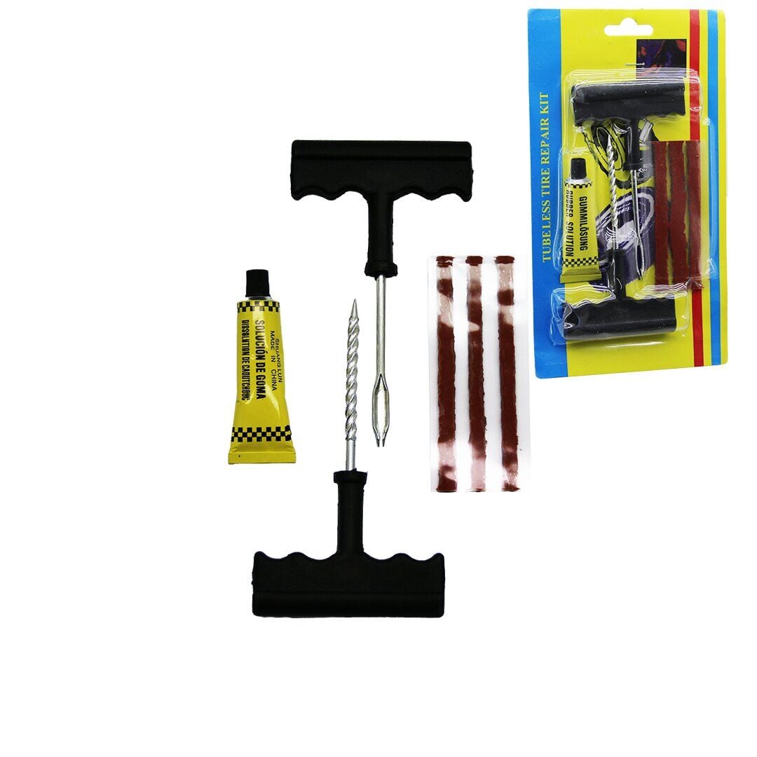 İBİCO NO-395 TUBELESS TIRE REPAIR KIT ( 6PCS ) ( LASTİK TAMİR & YAMA SETİ )*10X20