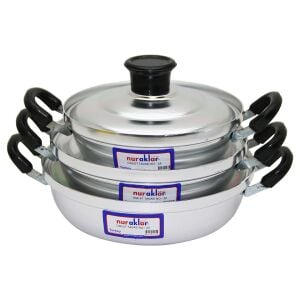 NURAKLAR OY218-222 ( 3LÜ ) ALÜMİNYUM OMLET SET ( NO-18-20-22 )*24