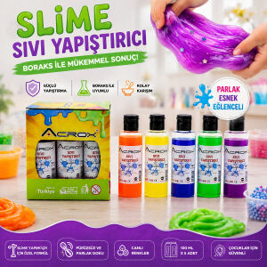 ACROX SLİME JELİ & SIVI YAPIŞTIRICI ( SU BAZLI ) 70ML*12X24
