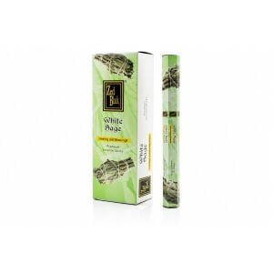 ZED BLACK SALVİA BLANCA ( WHİTE SAGE & BEYAZ ADA ÇAY ) ( ÇUBUK ) TÜTSÜ*6X50