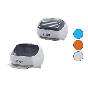 YOOGEE ENF-1111 (LÜX) KATI SABUNLUK (RENKLİ PLS) (MİKA KRİSTAL (AÇ-KAPA) PENCERELİ & ATIK SU ÇEKMECELİ) (YAPIŞKANLI MONTAJ)*75