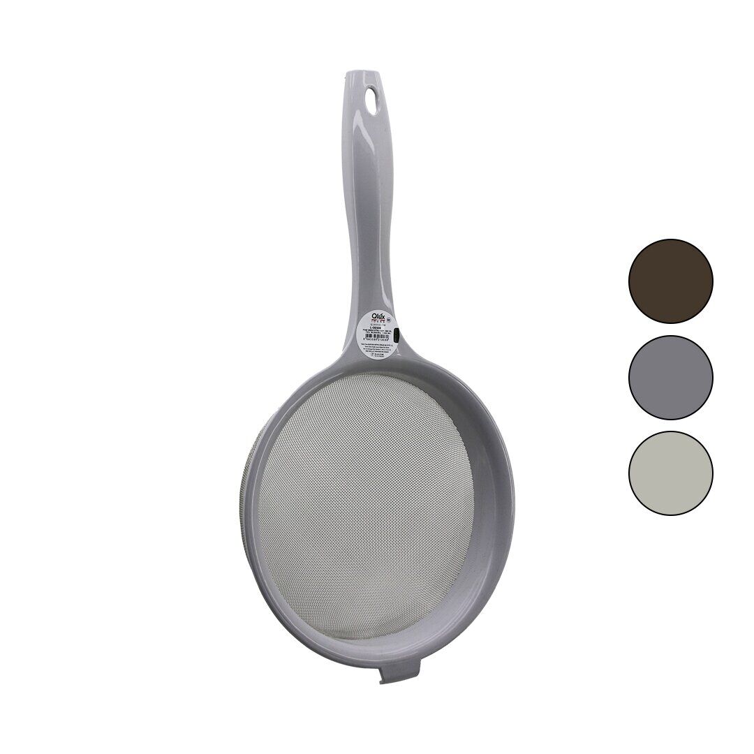 QLUX FINE MESH L-00908 ( NO-17 ) ( 1300ML ) ( İNCE ÖRGÜ ) TEL SÜZGEÇ ( RENKLİ PLASTİK SAP & ÇERÇEVE )*16