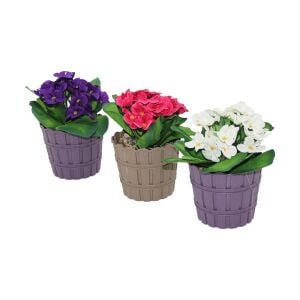 EVİDECOR ( MENEKŞE ) YAPAY ÇİÇEK ( PLASTİK SAKSI )*30=K