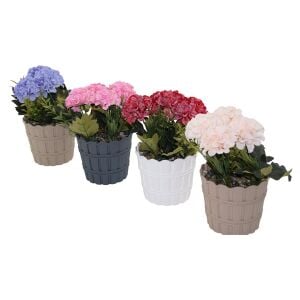 EVİDECOR ( KARANFİL ) YAPAY ÇİÇEK ( PLASTİK SAKSI )*30=K