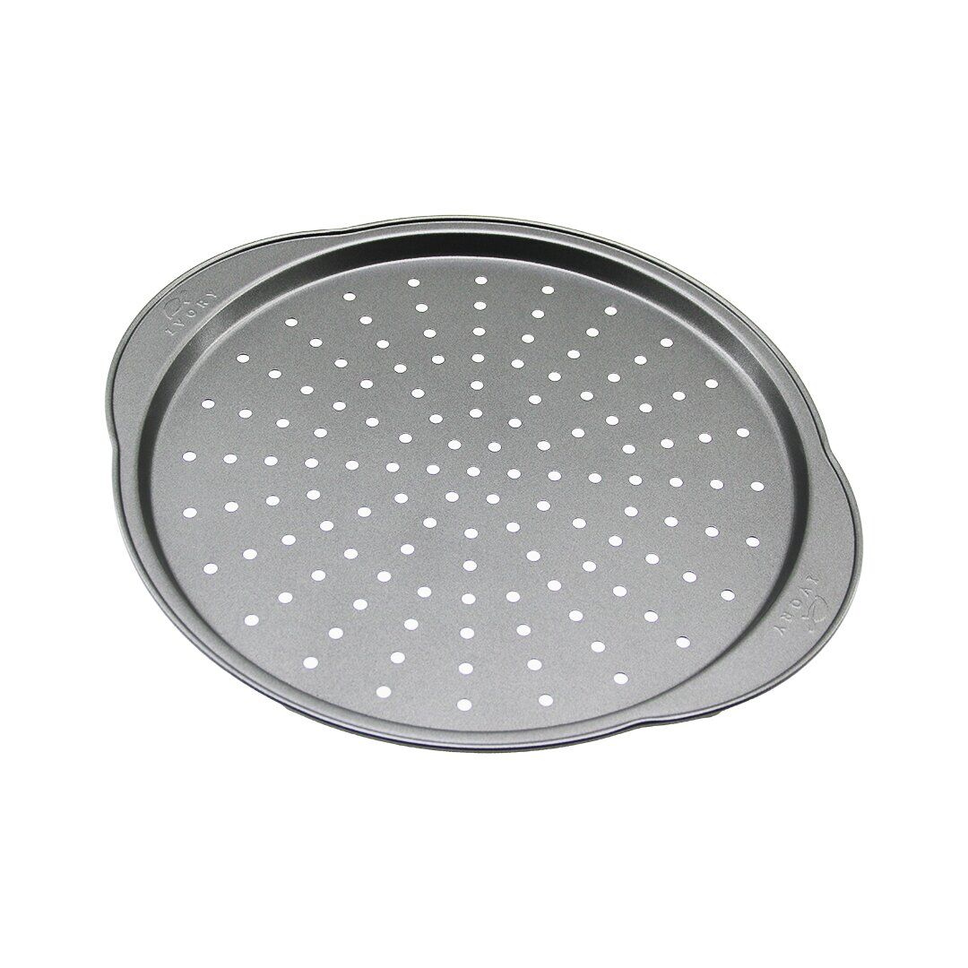 IVORY IVO-EKK31 ( 31CM ) ( METAL ) PİZZA PİŞİRME TEPSİSİ ( DELİKLİ )*60