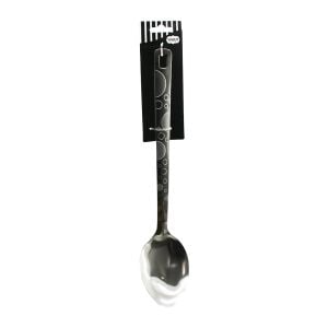YAKUT-13441 ( ÇELİK METAL ) ( SERVİS KAŞIK ) DESENLİ ( 36CM )*12X6