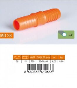 MEDALYAN MD-28 NORMAL HORTUM EKİ  3/4 *50X15