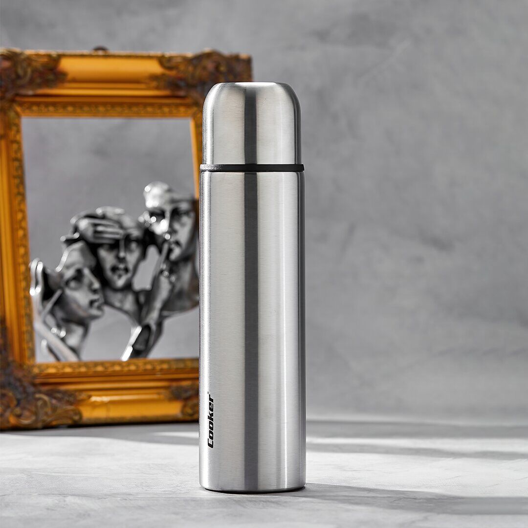 COOKER CKR-2108 ( 0.75LT ) ( KROM ) TREND TERMOS ( PASLANMAZ ÇELİK & SIZDIRMAZ KAPAK = BARDAK )*24