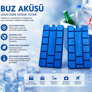 İBİCO ( DOLU ) PLASTİK BUZ AKÜSÜ*45=K