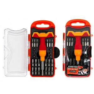 KINETEX KTX-3450 ( 25PCS ) ( SAATÇİ & TELEFONCU ) BİTS TORNAVİDA UÇ BİTS SETİ*96