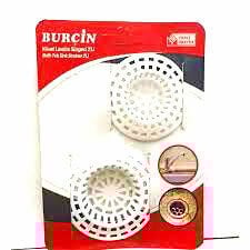 BURÇİN ( 2PCS ) PLASTİK KÜVET LAVABO ( SÜZGEÇ )*30X8