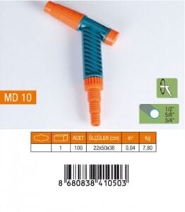 MEDALYAN MD-10 ( NORMAL ) AYARLI LANS SULAMA TABANCASI ( 1/2- 5/8- 3/4 REKOR )*10X10