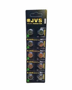 JVS AG13 1.5V LR44 SAAT PİLİ 10LU KART*400