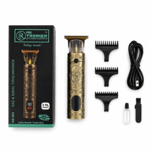 MR.TRIMMER MR-808 SAÇ & SAKAL KESME TRAŞ MAKİNESİ ( 3 FARKLI KESİM ) ( USB ŞARJLI ) ( 5W & 1200mAh & 800RPM ) ( ÇİFT KADEMELİ TURBO GÜÇ )*60