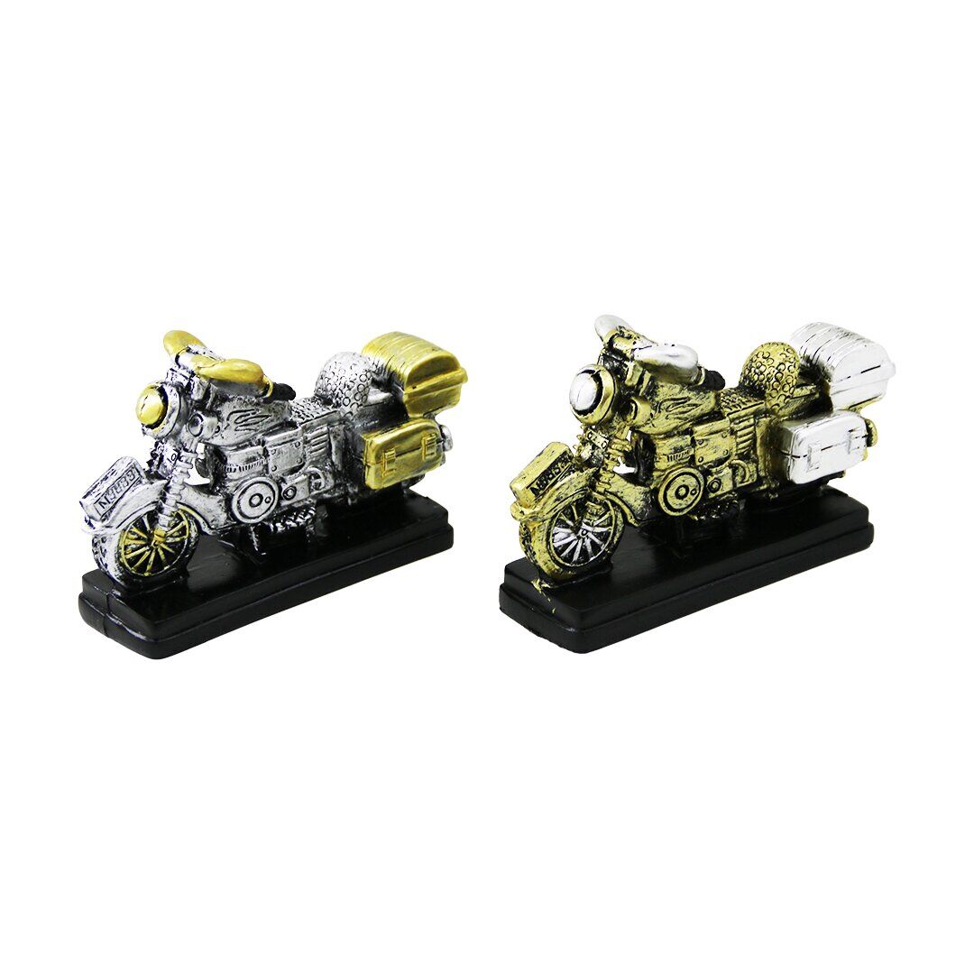 İBİCO İ12-217-A ( MOTOR ) VİNTAGE DEKORATİF BİBLO & RENKLİ ( 6.5X8CM ) ( REÇİNE )*240