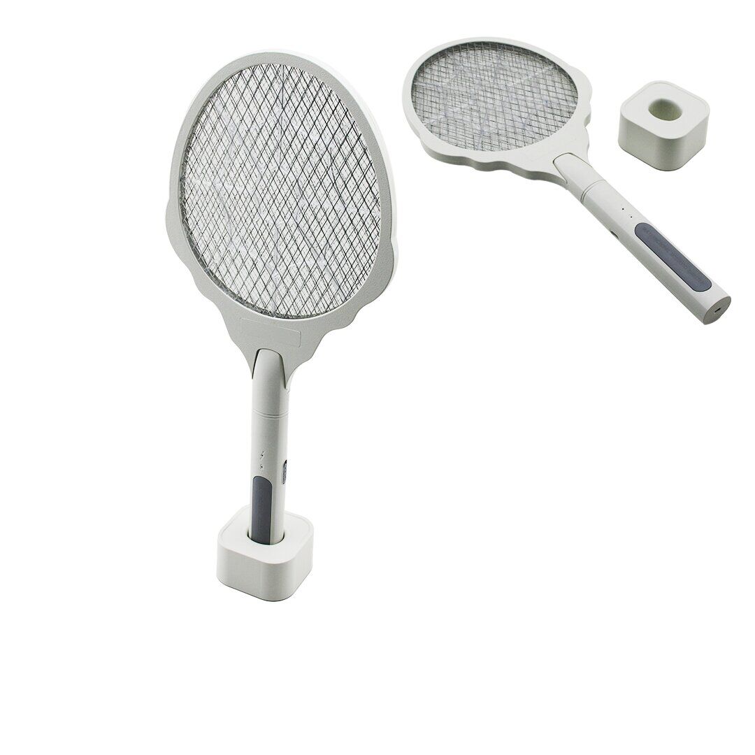 MUTLUSAN-999 520001 ( USB TO TYPE-C ŞARJLI ) SİNEK ÖLDÜRÜCÜ CIZ ( RAKET ) ( AYAK APARATLI & ÇANTALI ) ( 8PCS UV LEDLİ )*30