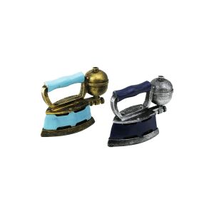İBİCO İ12-221-B ( ÜTÜ ) VİNTAGE DEKORATİF BİBLO & RENKLİ ( 10.5X11CM ) ( REÇİNE )*120
