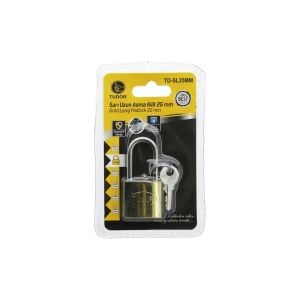 TUDOR TD-SL25MM ( VAKUMLU ) ( 25MM & SARI ) ( UZUN KANCALI ) ASMA KİLİT*12X30