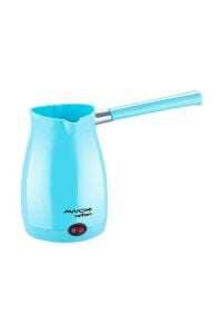 AWOX CAFFEEN ( MAVİ ) ELEKTRİKLİ CEZVE ( TÜRK KAHVESİ ) MAKİNESİ ( PLASTİK ) ( ÇİFT AĞIZ ) ( 0.4LT & 5 FİNCAN ) ( 1000W )*24