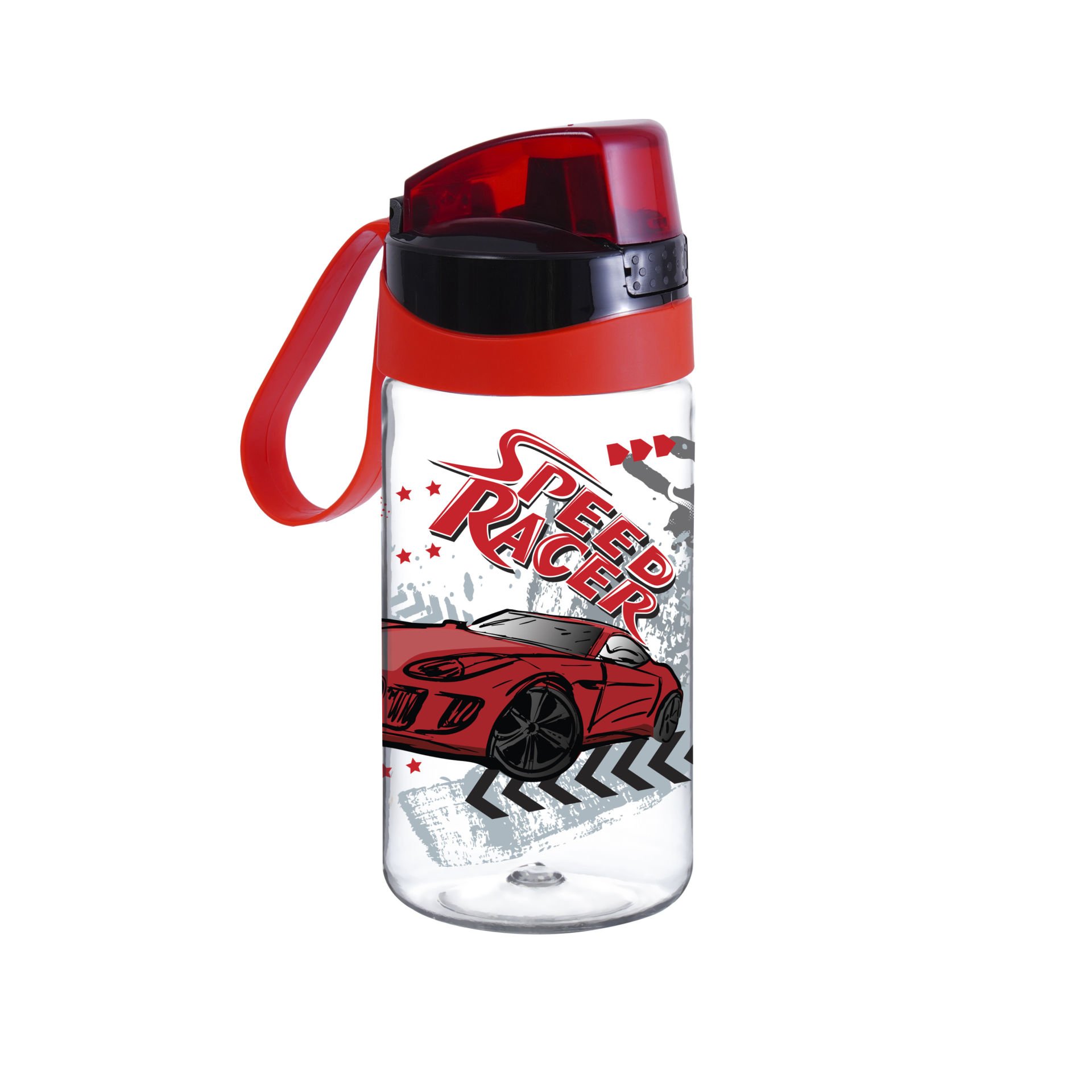 520 CC DESENLİ DÜĞMELİ MATARA - ARABA (SPEED RACER) *24