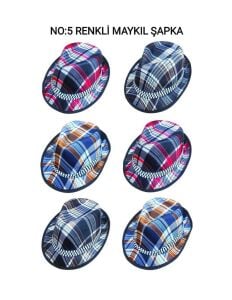 FOTER NO-5 RENKLİ MAYKIL ŞAPKA*600