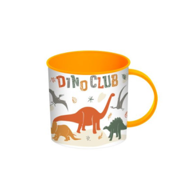 280 CC DESENLİ KULPLU BARDAK-DİNO CLUB *24