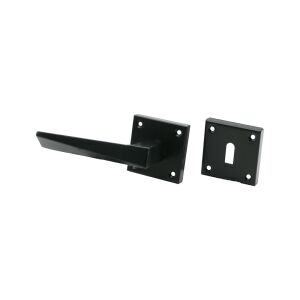 ERİŞ-13 PRATİK PRİZMA ( ODA ) ( SİYAH ) ROZETLİ KAPI KOLU TAKIM*4X15