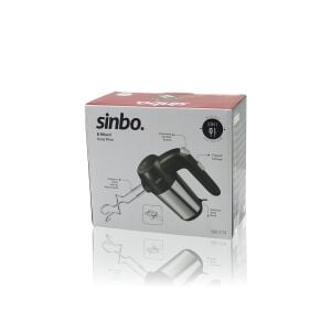 SİNBO SMX-2774 EL MİKSERİ ( 2İN1= KARIŞITMA & ÇIRPMA APARATI ) ( 5 KADEME HIZ AYARI )( PASLANMAZ ÇELİK GÖVDE ) 200W*8